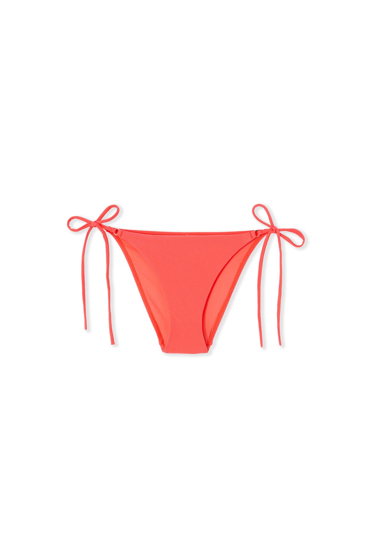 Satynowe figi bikini wiązane