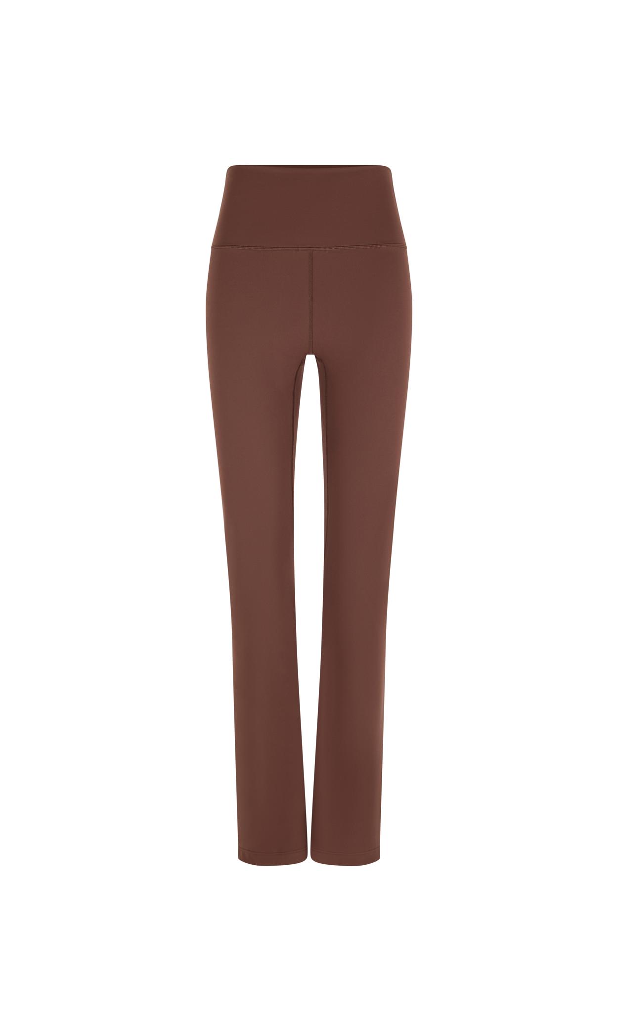 Legginsy z mikrofibry o luźnym kroju
