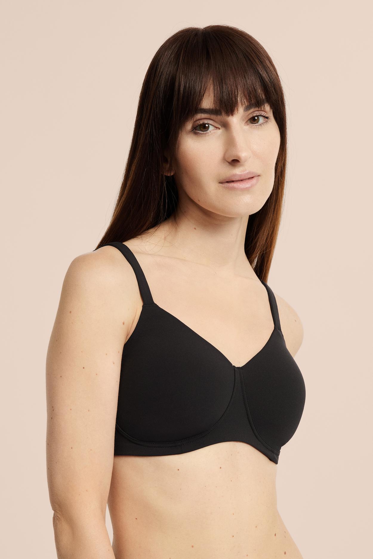 Biustonosz z cienkimi miseczkami bez fiszbin po mastektomii