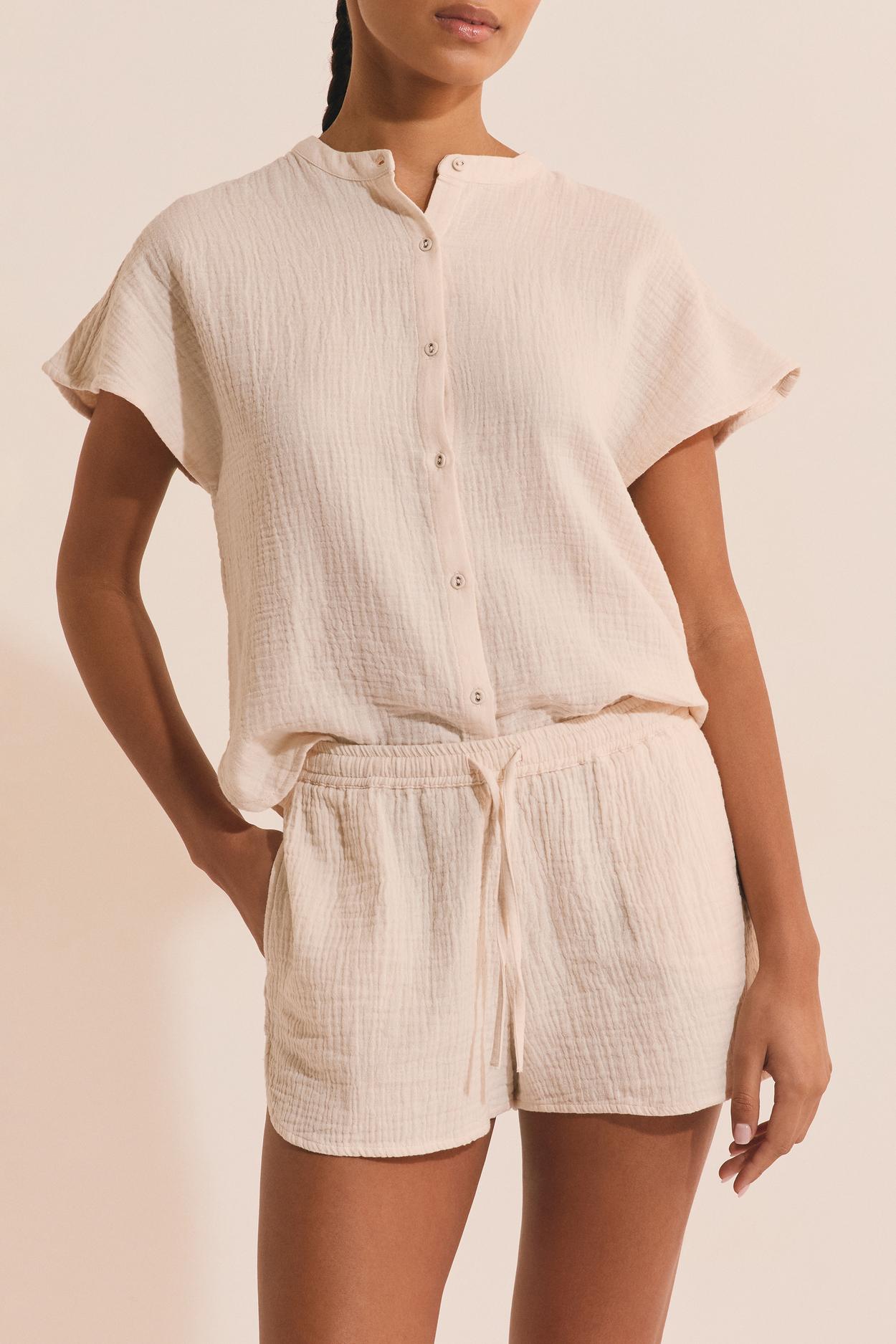 Bawełniane szorty piżamowe