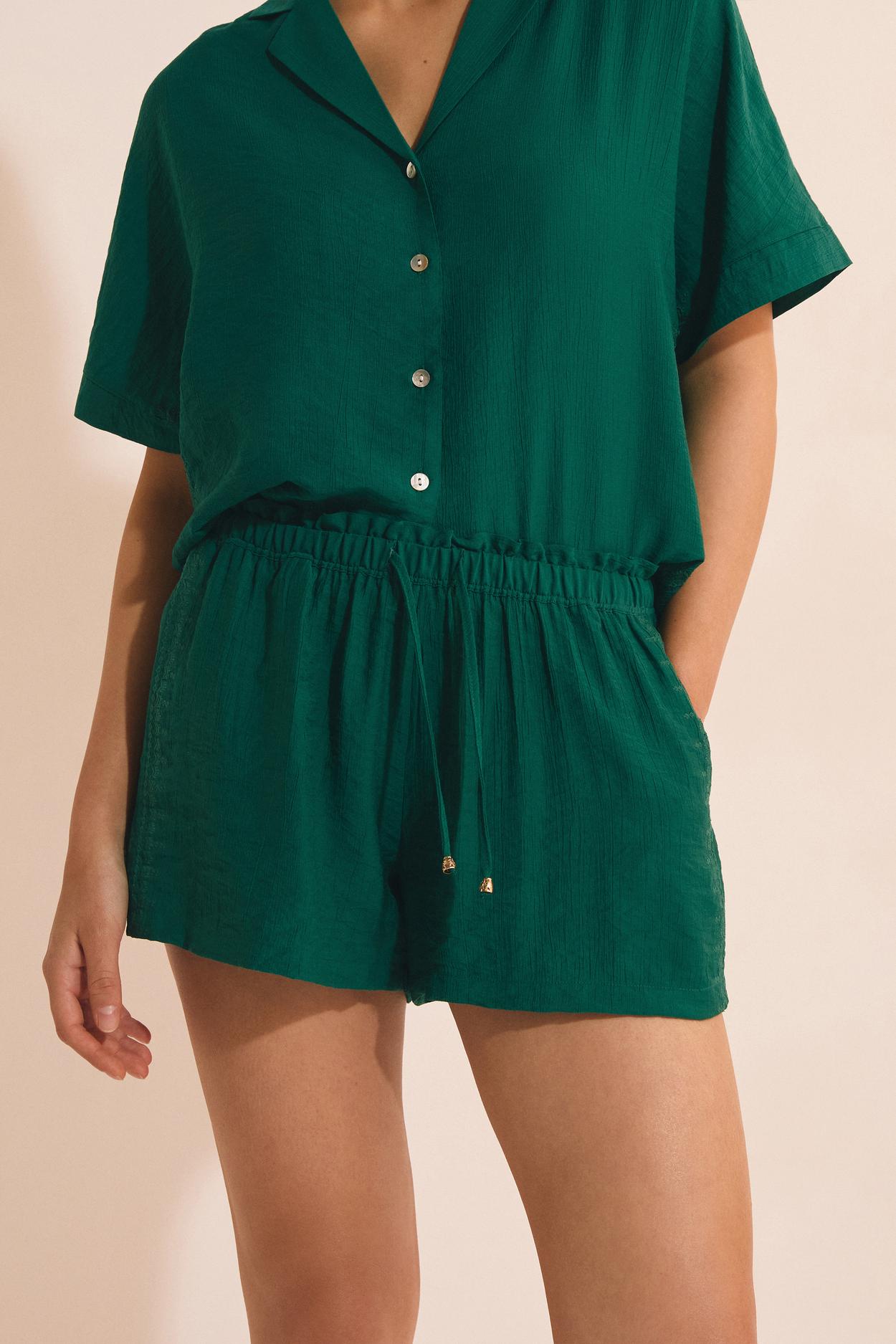 Elastyczne szorty piżamowe