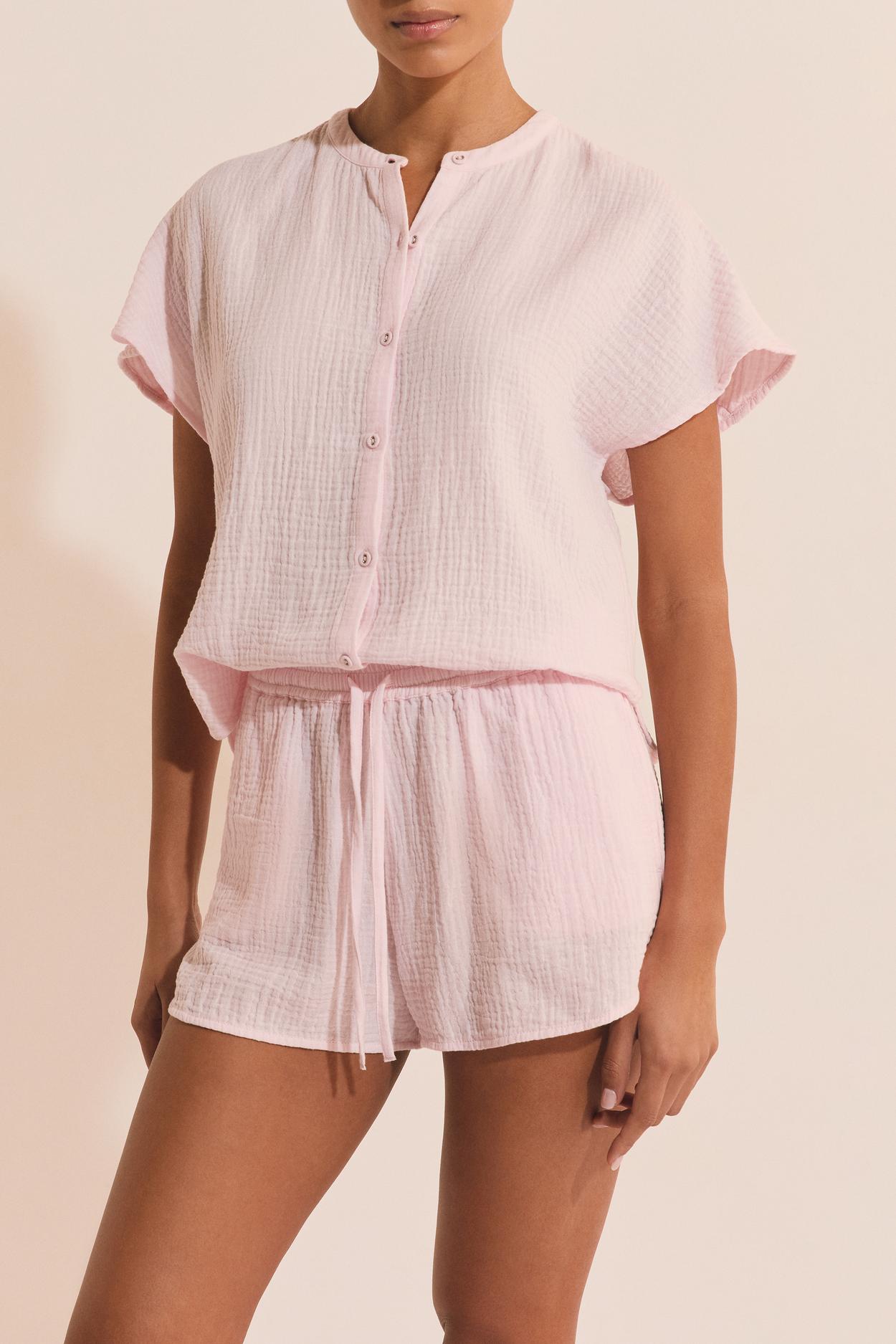 Szorty piżamowe z bawełny