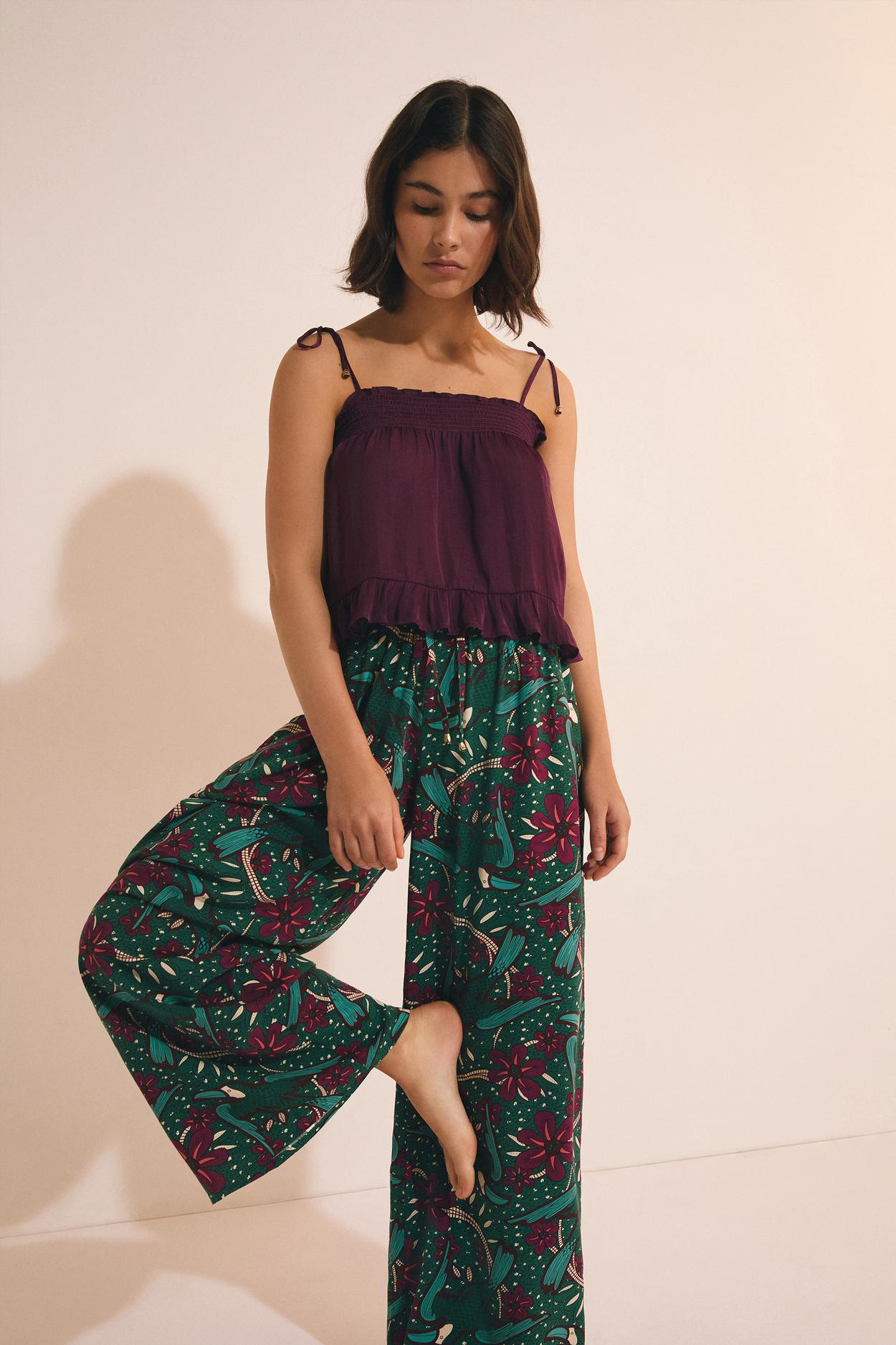 Spodnie piżamowe z nadrukiem