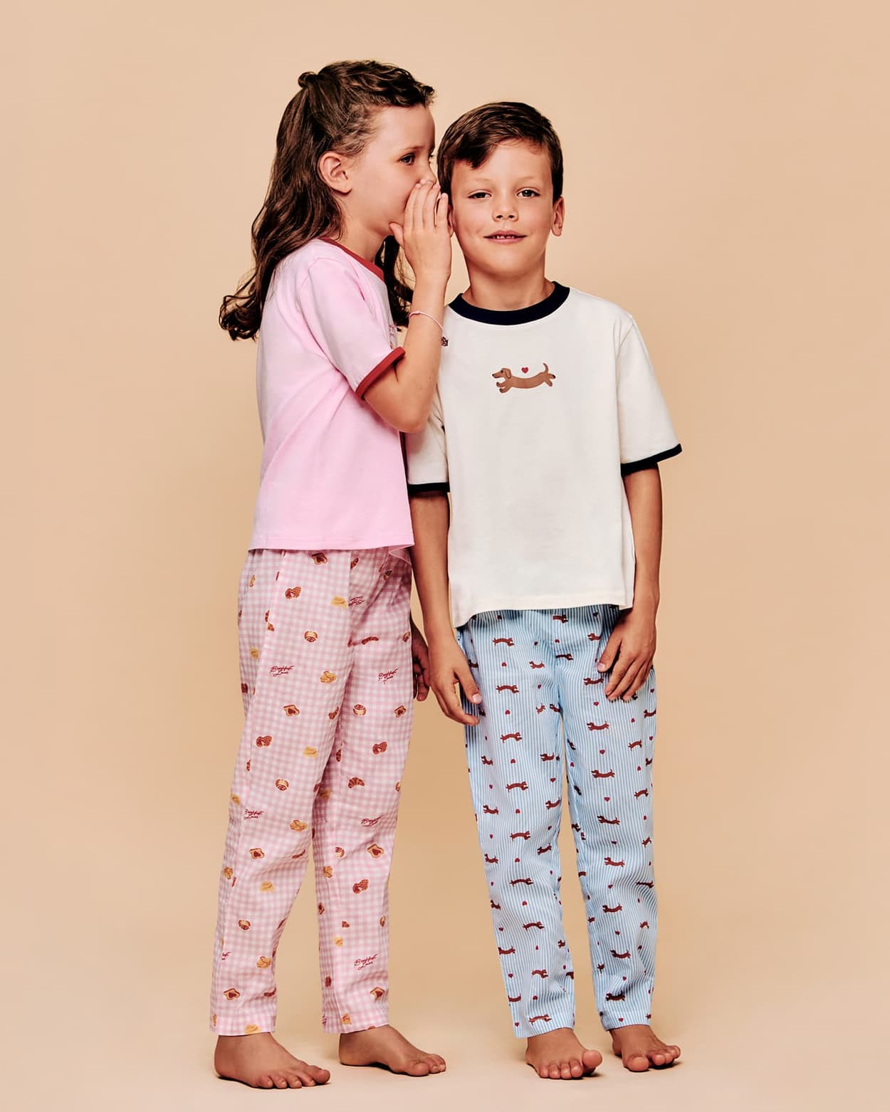 Conjunto infantil con estampado de teckels - - Undiz