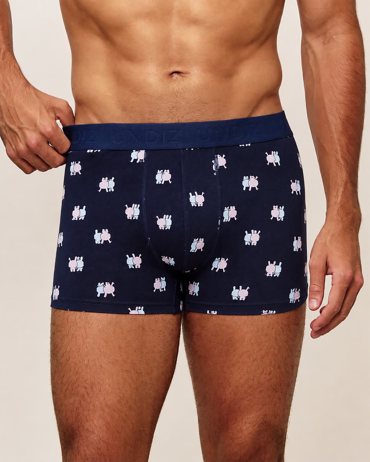 Boxer de algodón con estampado - XL - Undiz