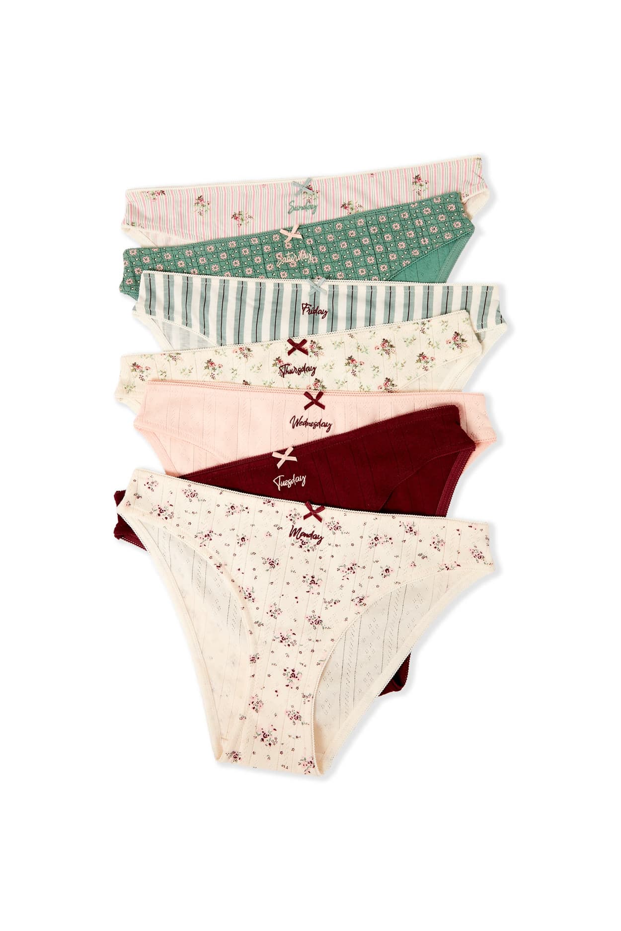 Semainier de culottes en coton - Daily - XL - Rose - Femme - Etam