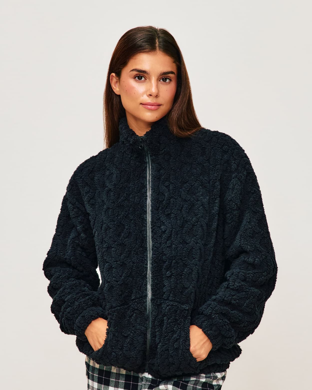 Draai fleece jas - S - Undiz