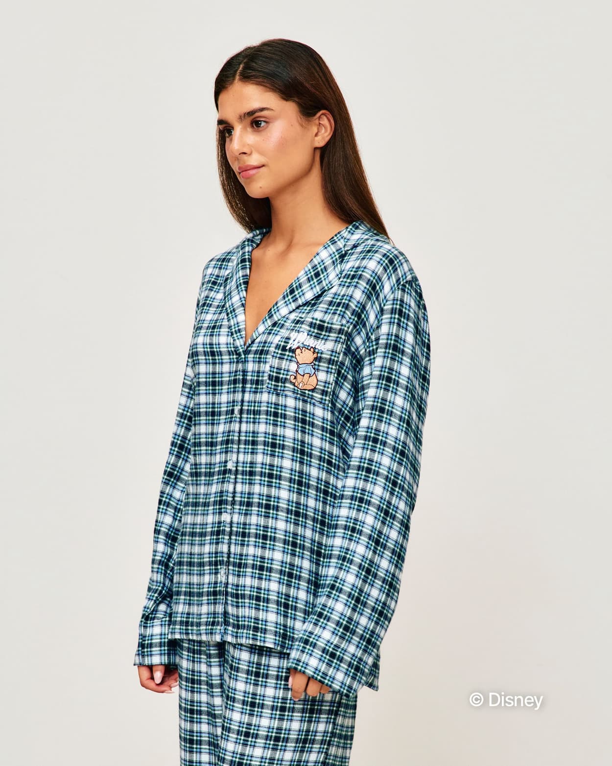 Winnie the Pooh checkered shirt - XS - Undiz