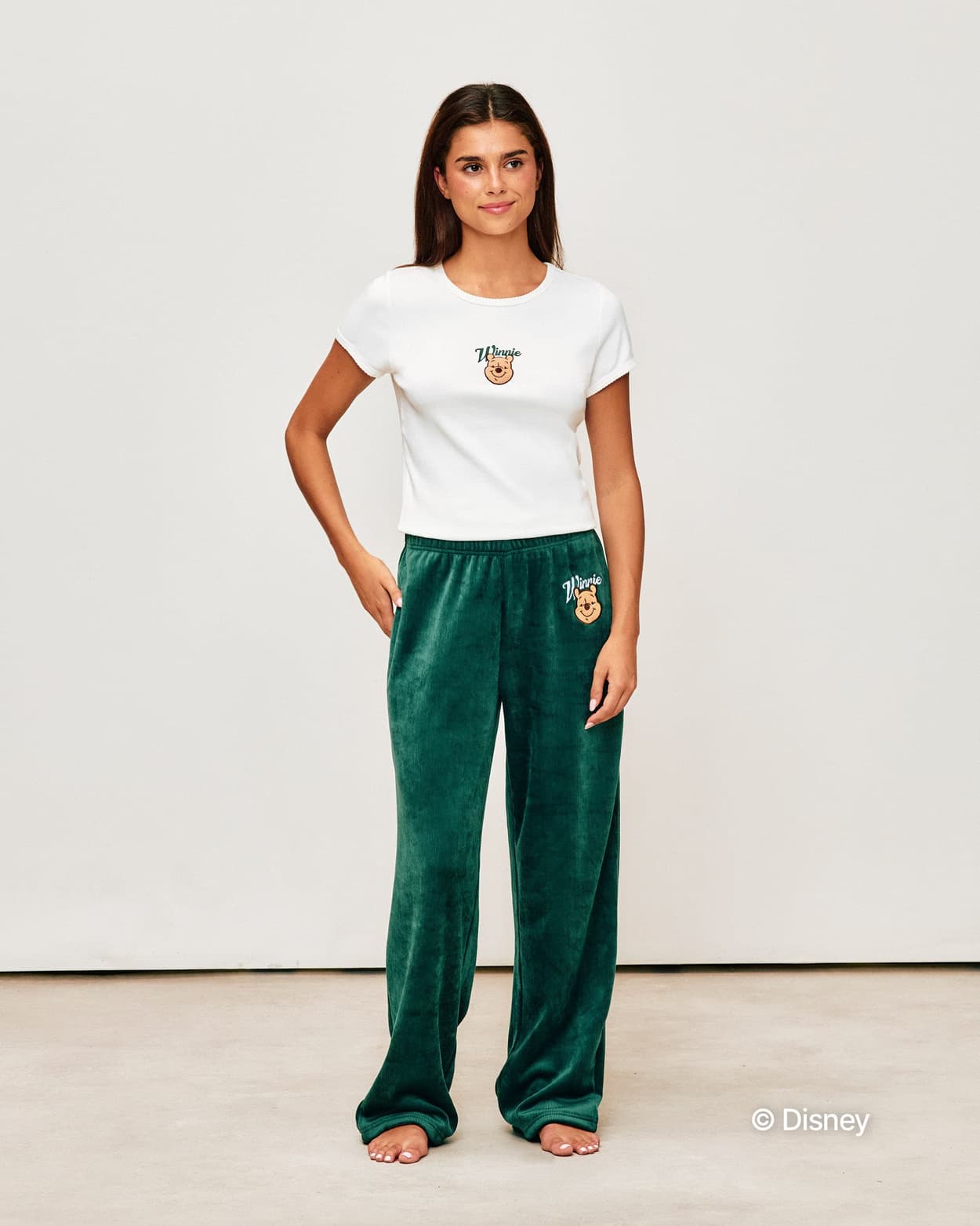 Winnie the Pooh corduroypantalon - XS - Undiz