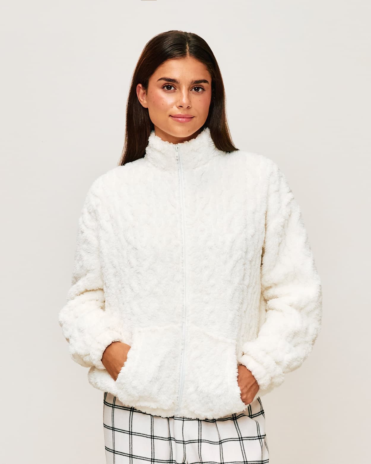 Veste en polaire torsadée - XL - Undiz