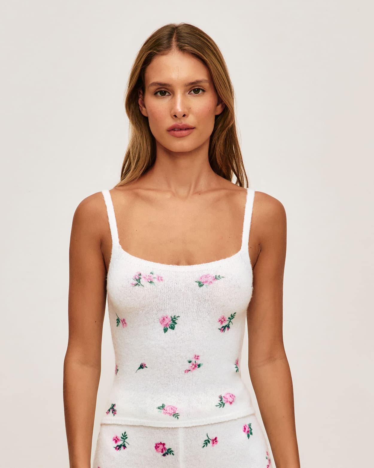 Top de punto floral - XS - Undiz
