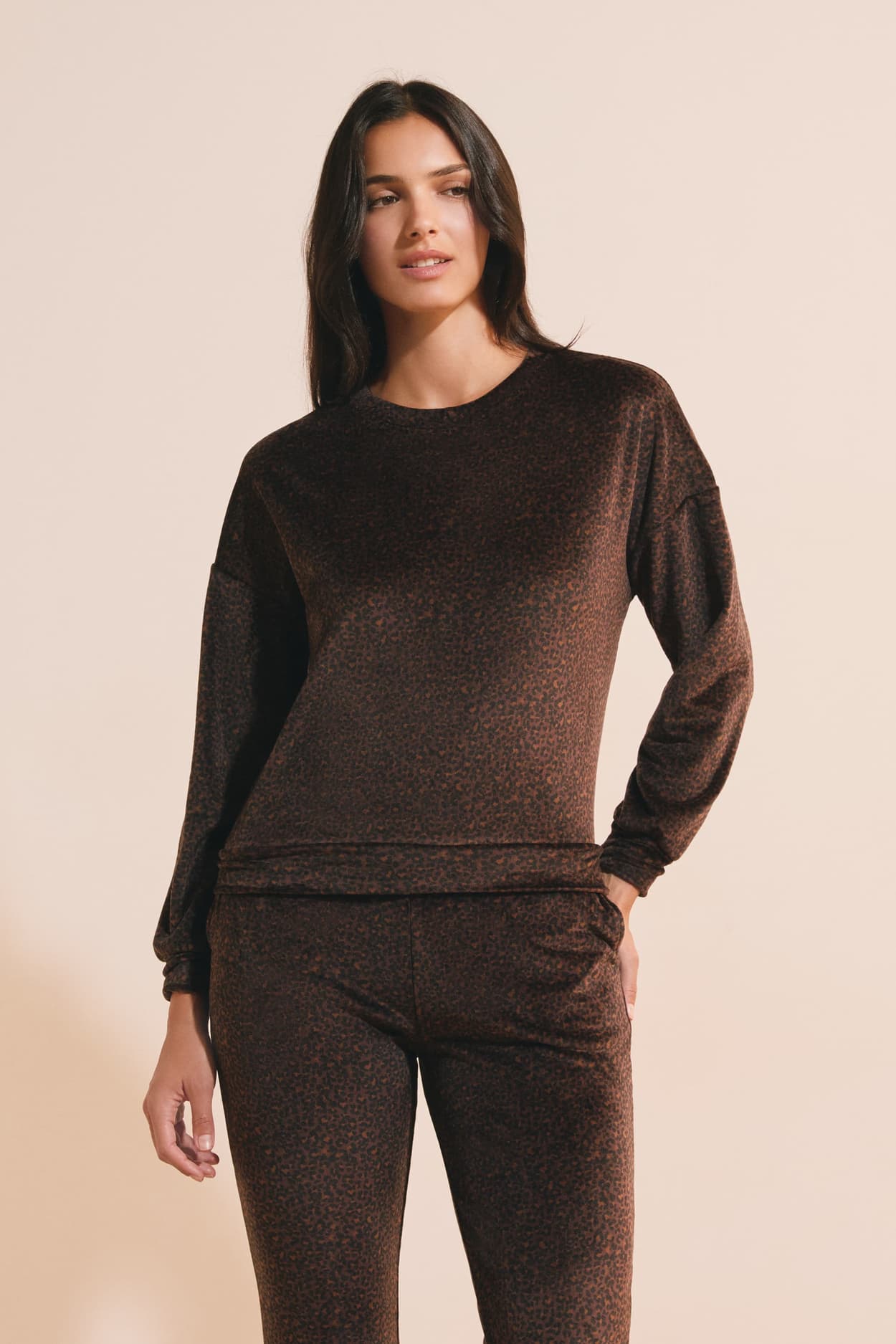 Ensemble de pyjama 2 pièces - Raven - XL - Brown - Femme - Etam