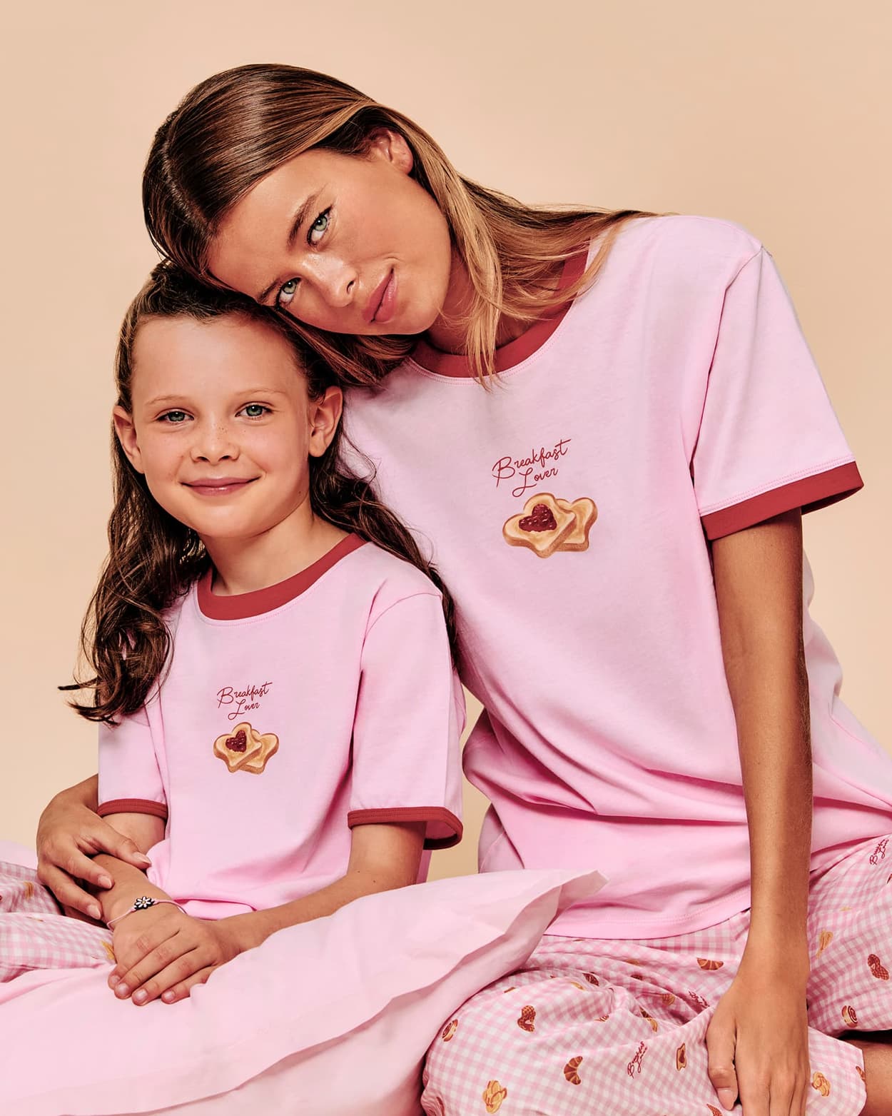 Geprinte jersey T-shirt 'Ontbijt Liefhebber' - L - Undiz