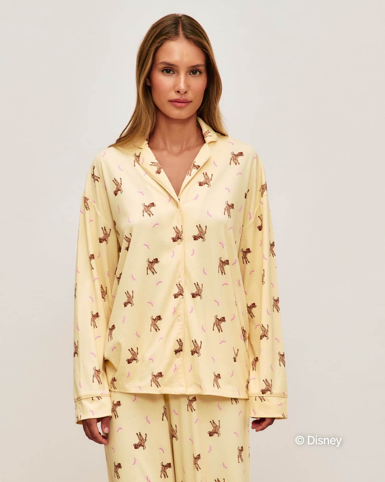 Camisa de jersey acanalado Bambi - XL - Undiz