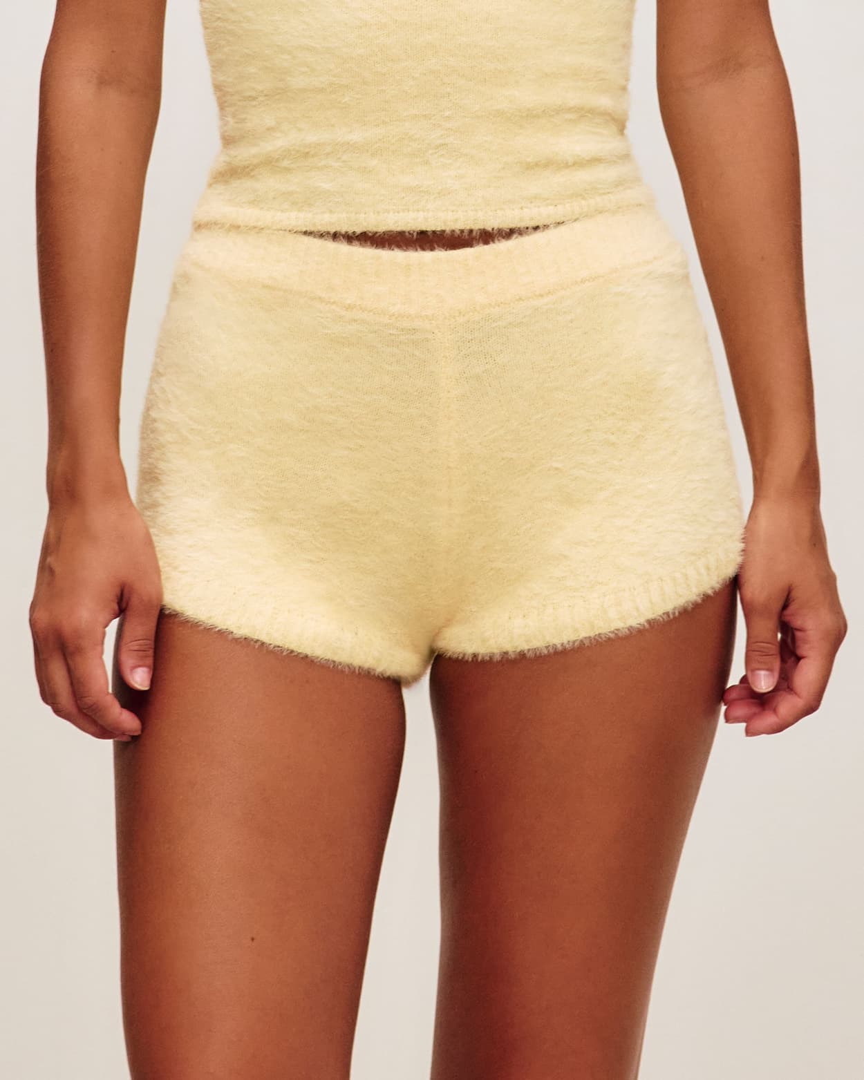 Pantalones cortos de punto esponjoso - M - Undiz