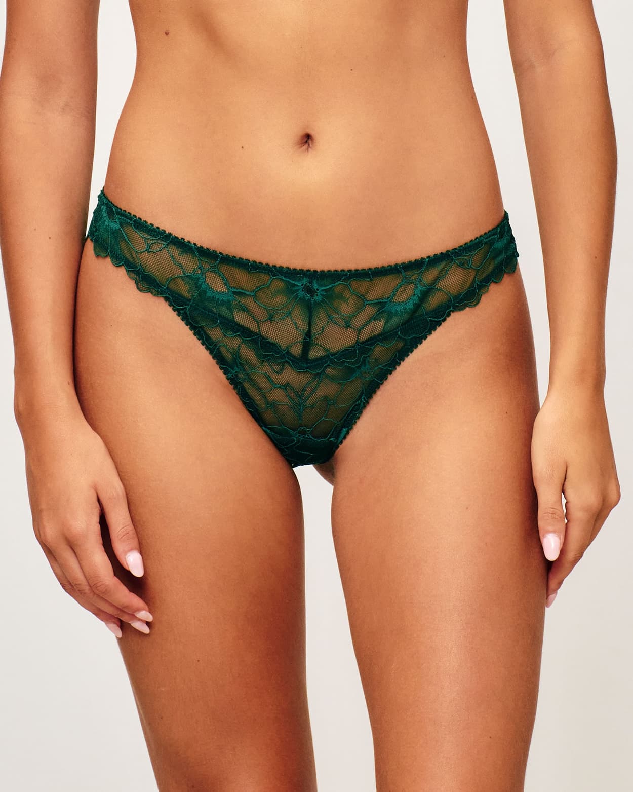 Bloemen kant tanga - L - Undiz