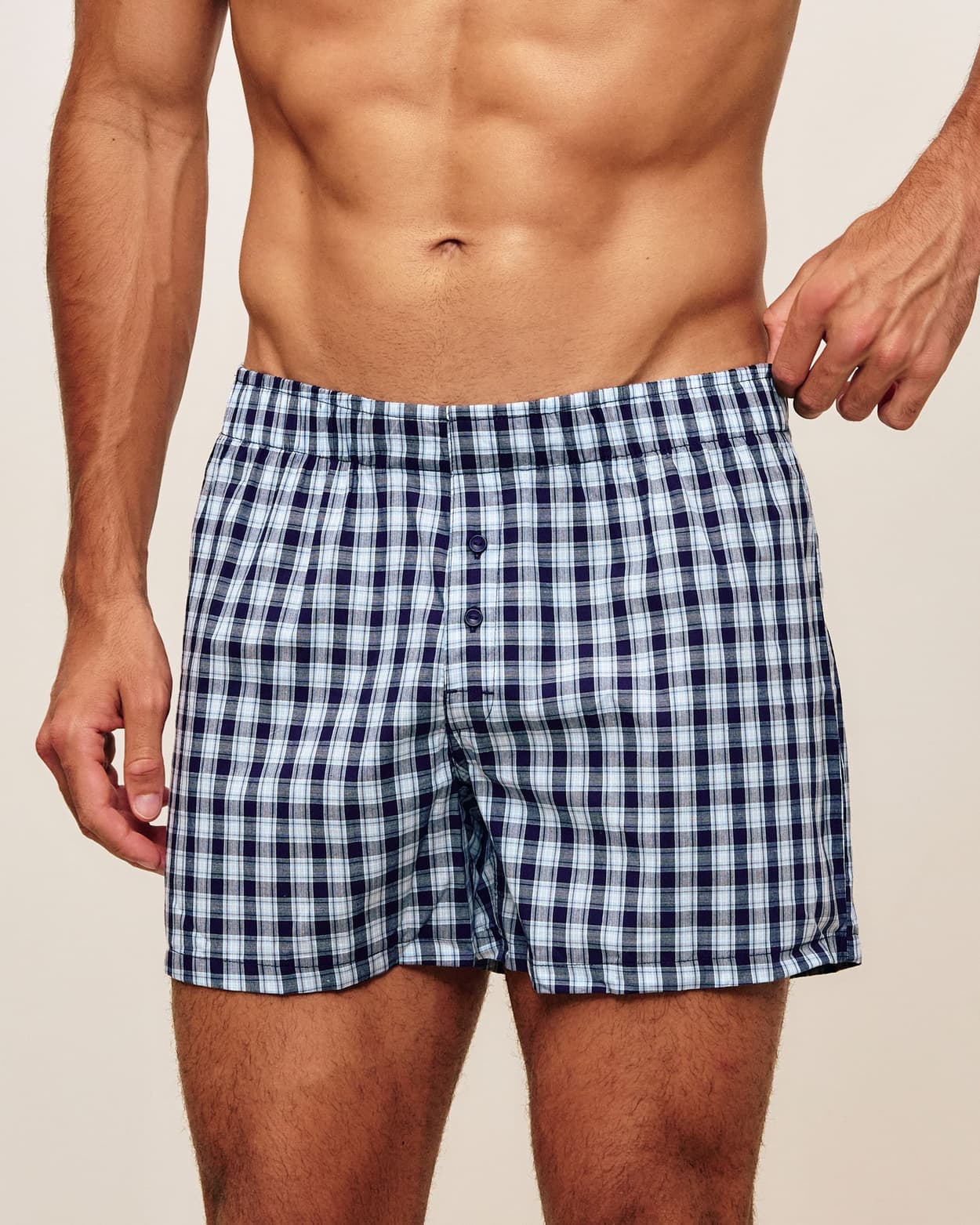 Boxers de algodón a cuadros - XL - Undiz
