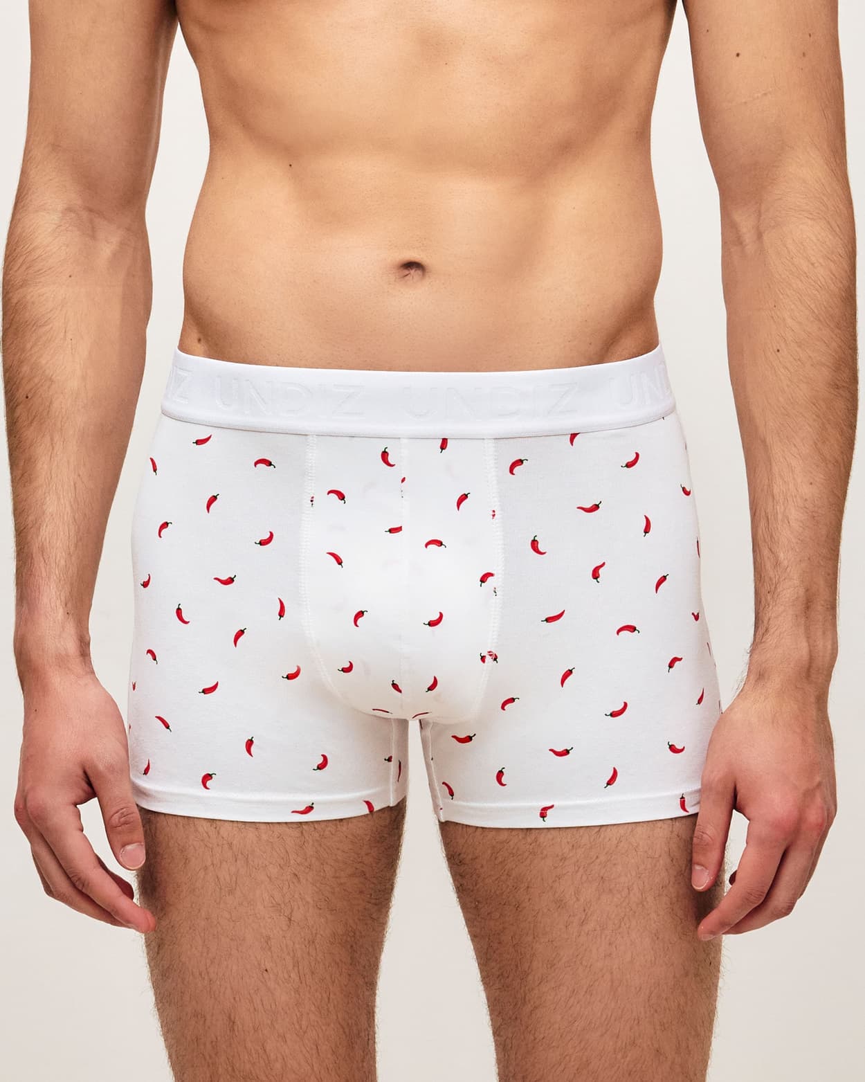 Boxer de algodón con motivos de chiles - M - Undiz