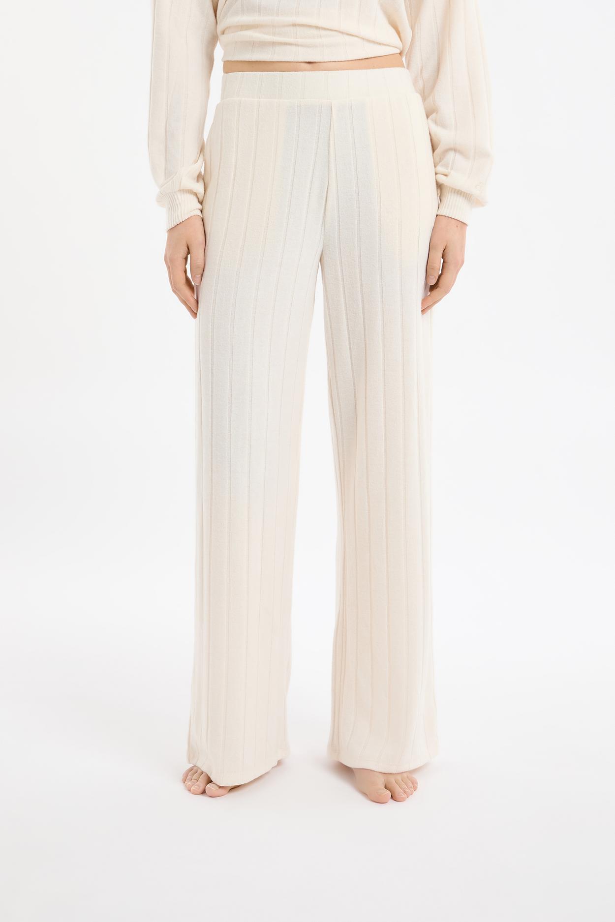 Szerokie spodnie piżamowe