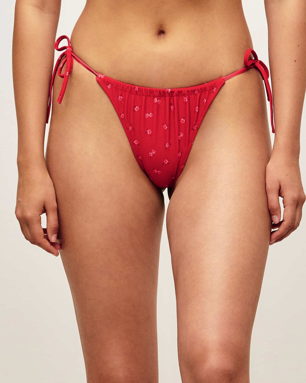 Bañador tanga con estampado floral - XS - Undiz