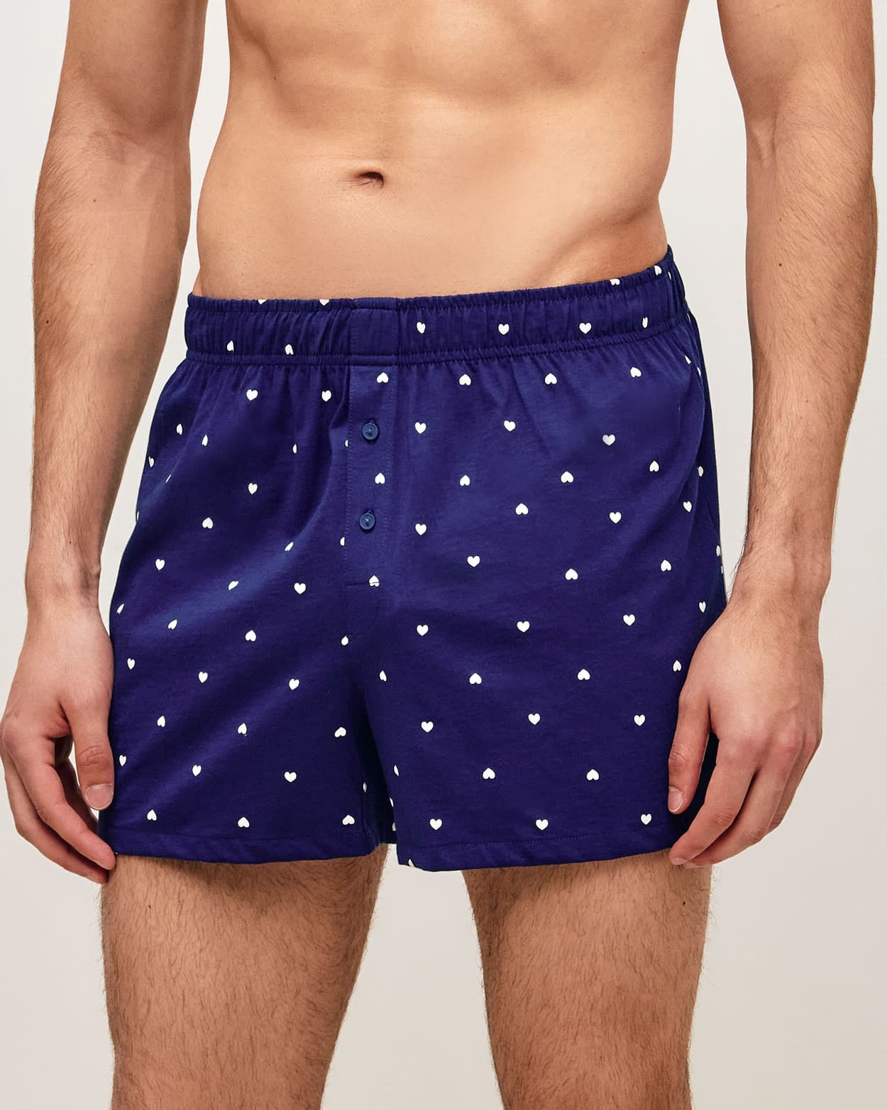 Boxers de algodón con estampado de corazones - XS - Undiz