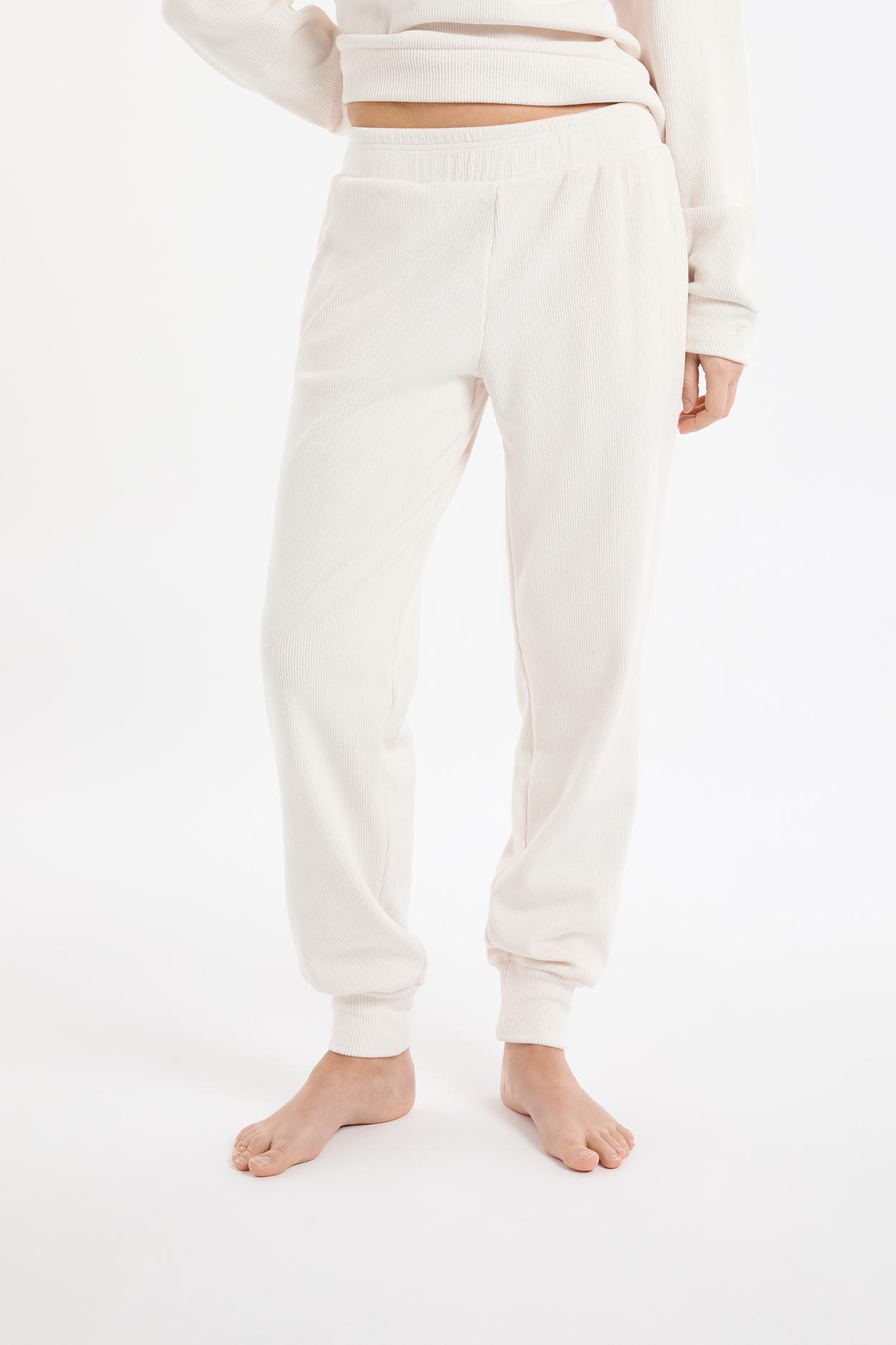 Spodnie piżamowe z elastyczną talią