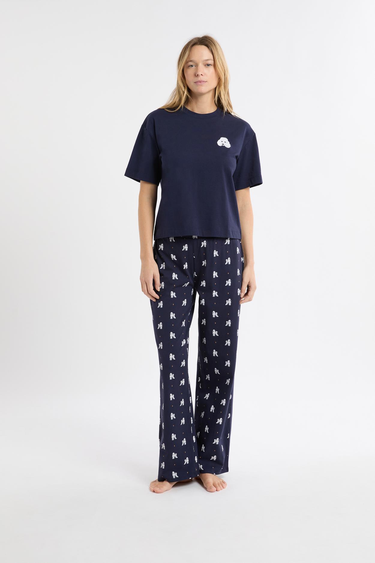 Piżama 2-częściowa z motywem pudli