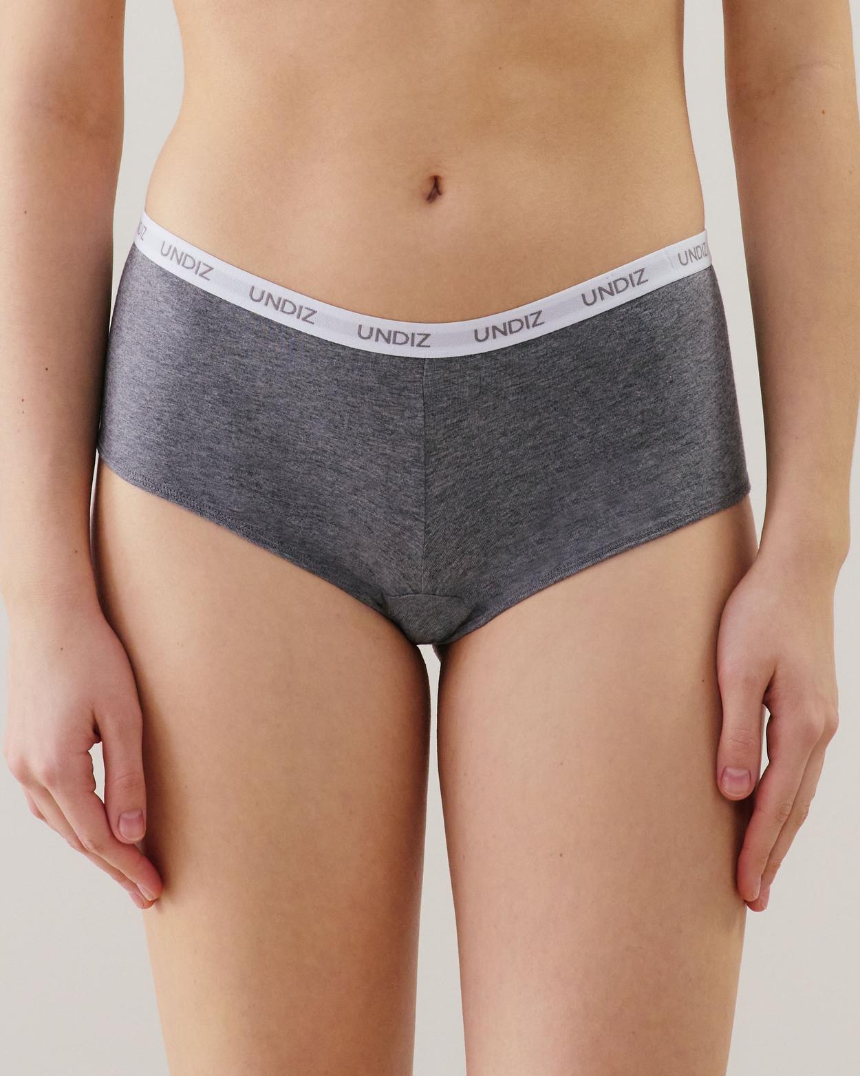 Shorty en coton - Gris - M - Undiz