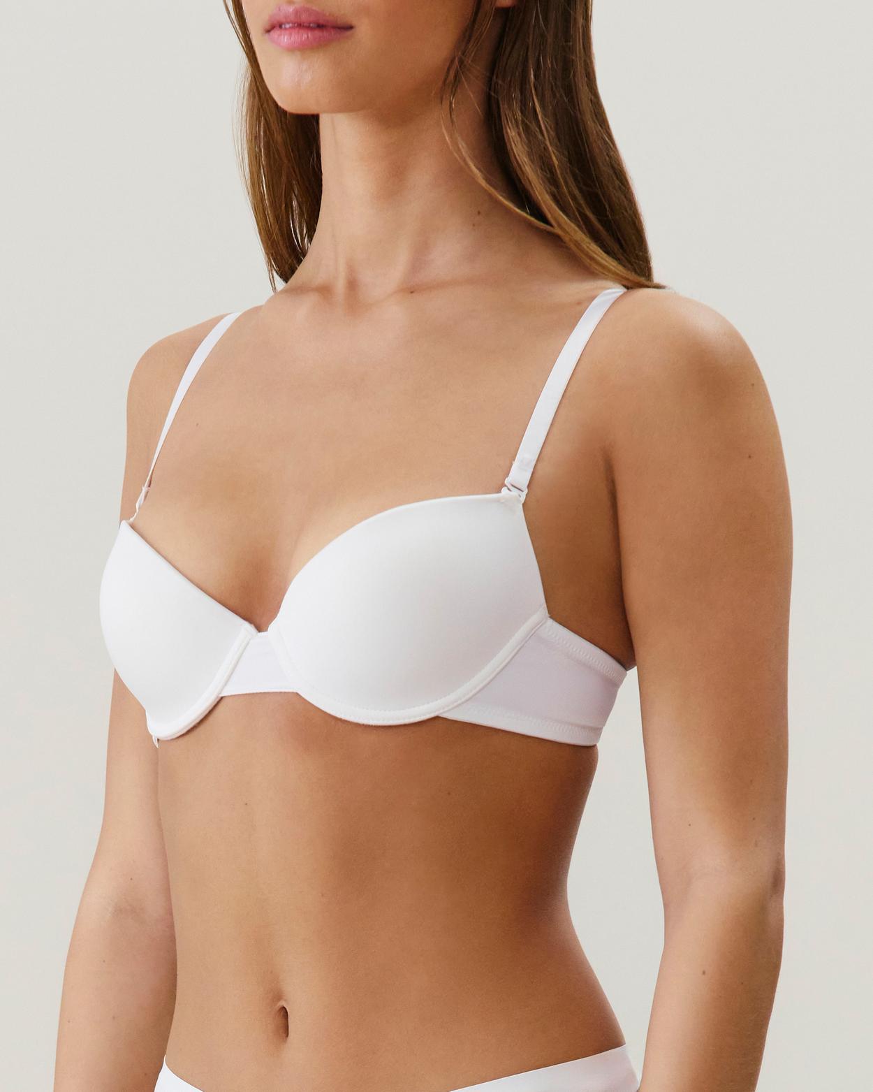 Microvezel push-up gewatteerde bh - 75B - Undiz