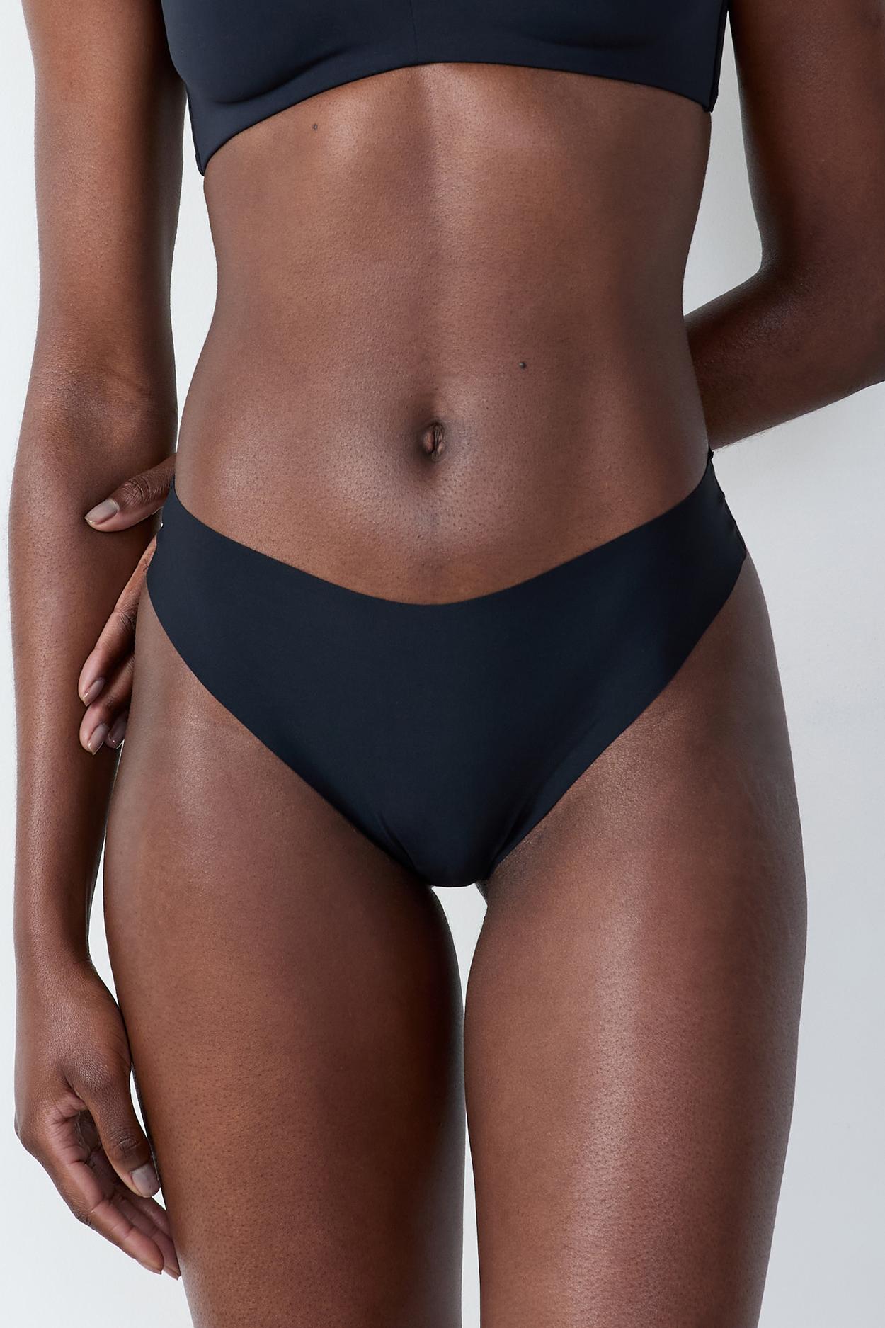 Tangi high leg z mikrofibry