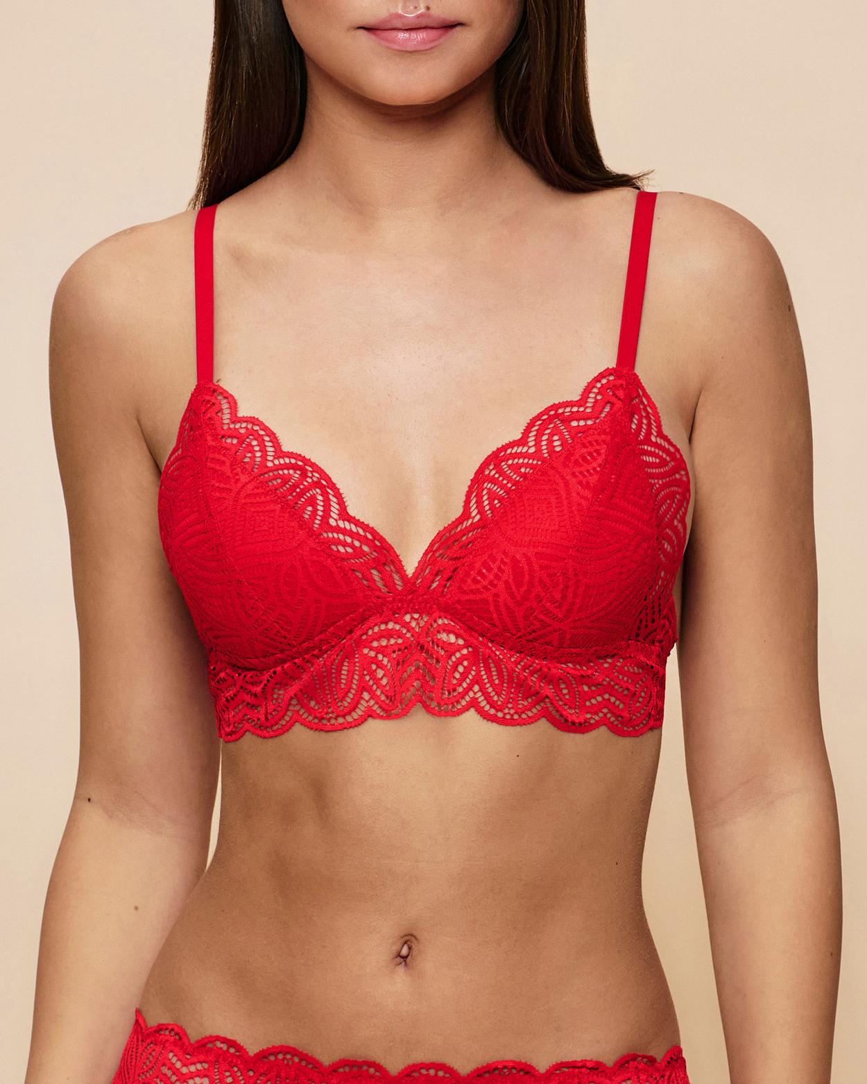 Kanten push-up bralette beha - S - Undiz