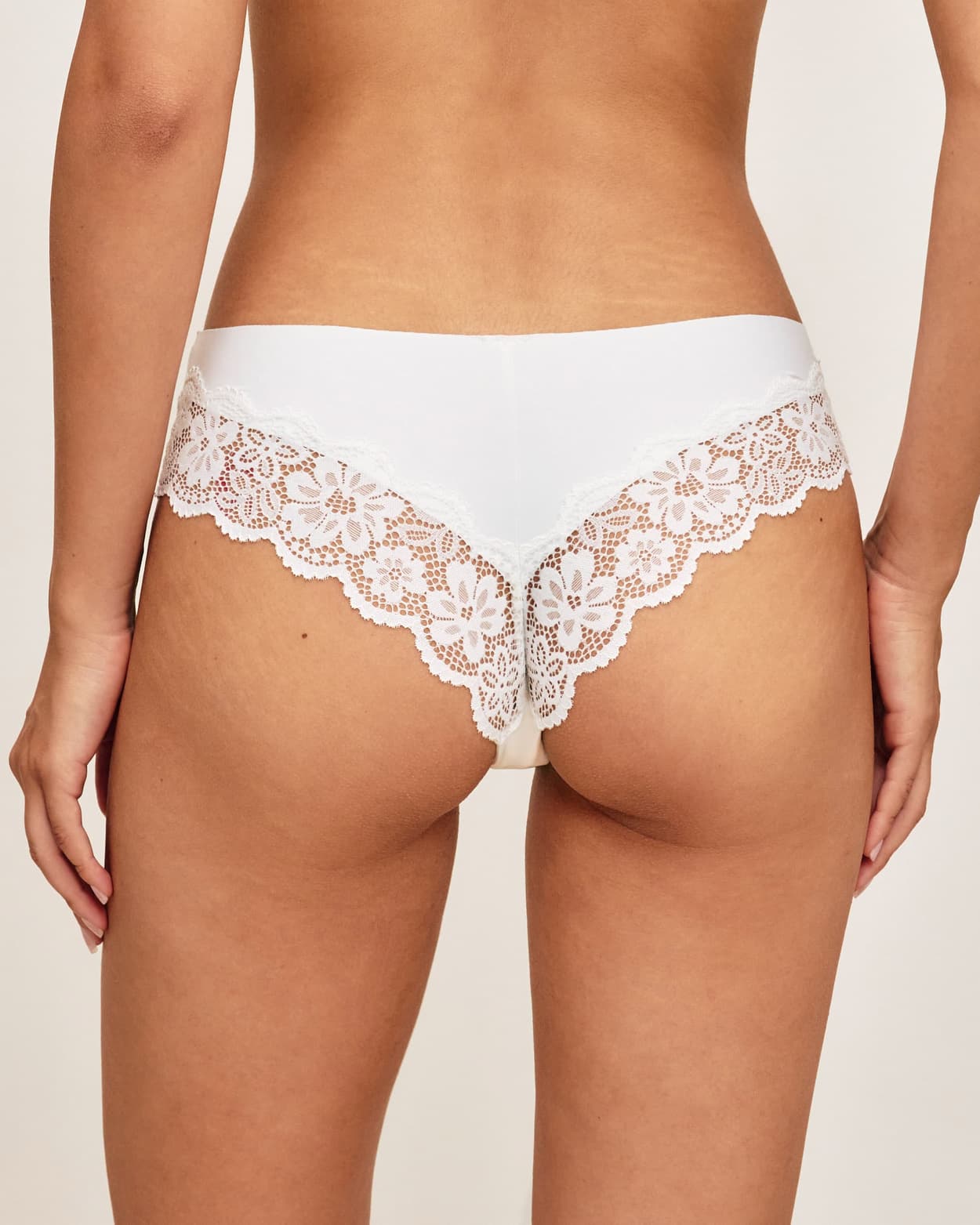 Cheeky en microfibre et dentelle florale - S - Undiz