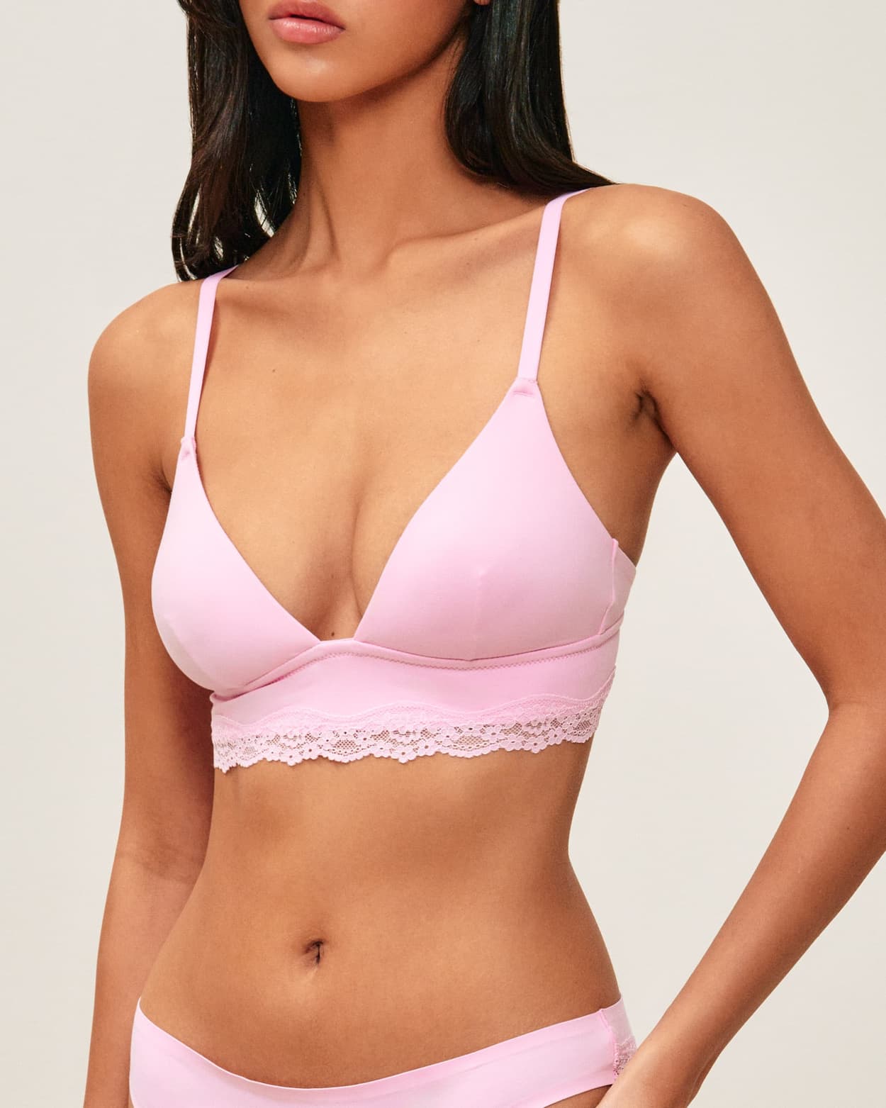 Driehoekige microvezel beha - XS - Undiz