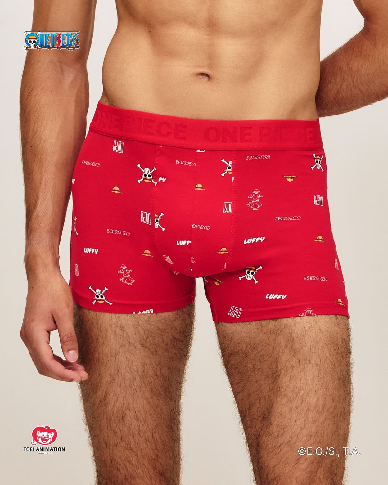 Boxer en coton imprimé One Piece - 2XL - Undiz