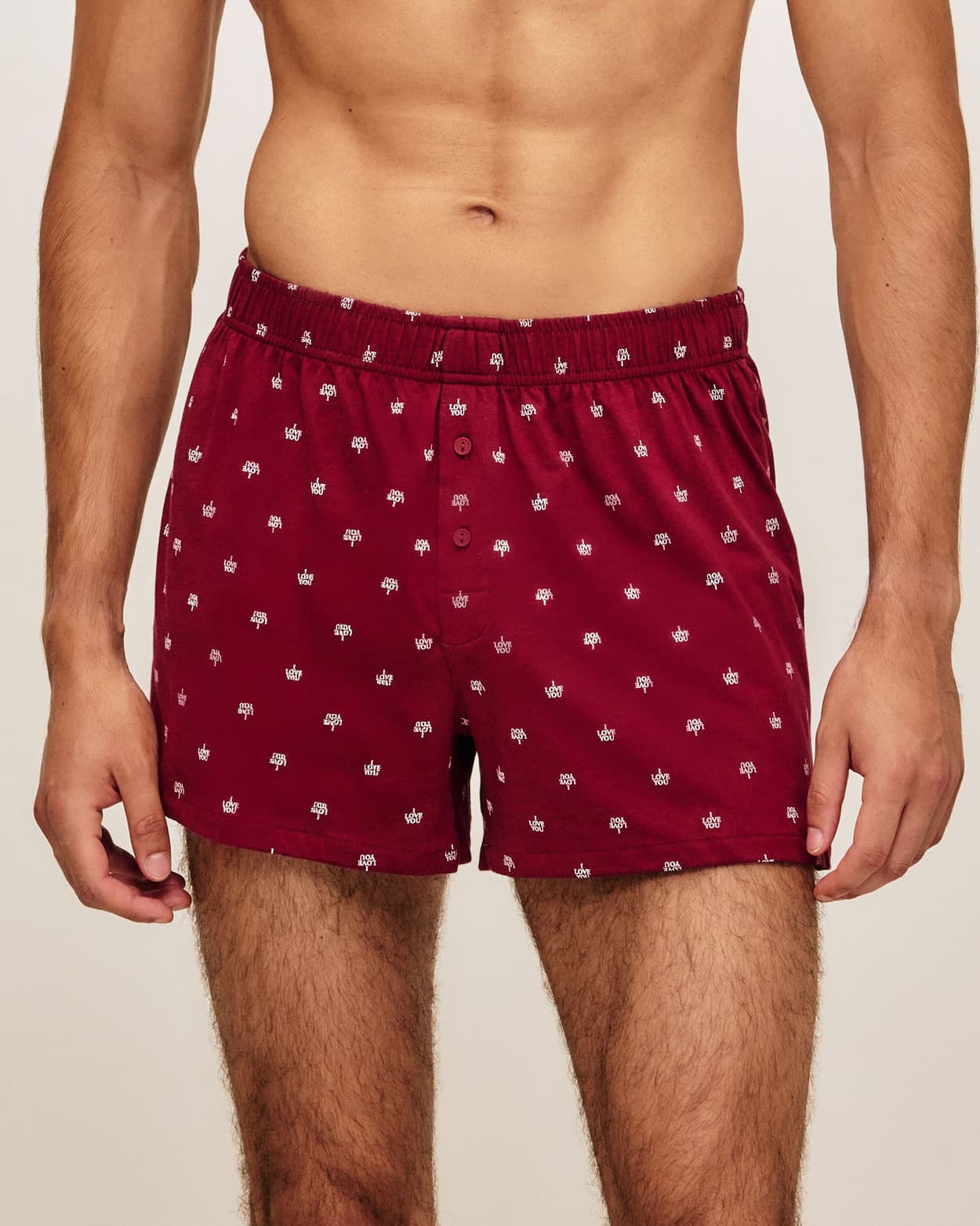 Boxers de jersey impreso I Love You - M - Undiz