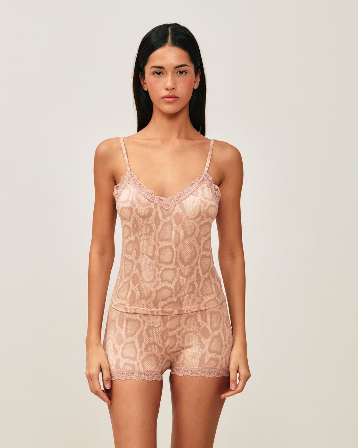 Conjunto de jersey con estampado de serpiente - M - Undiz