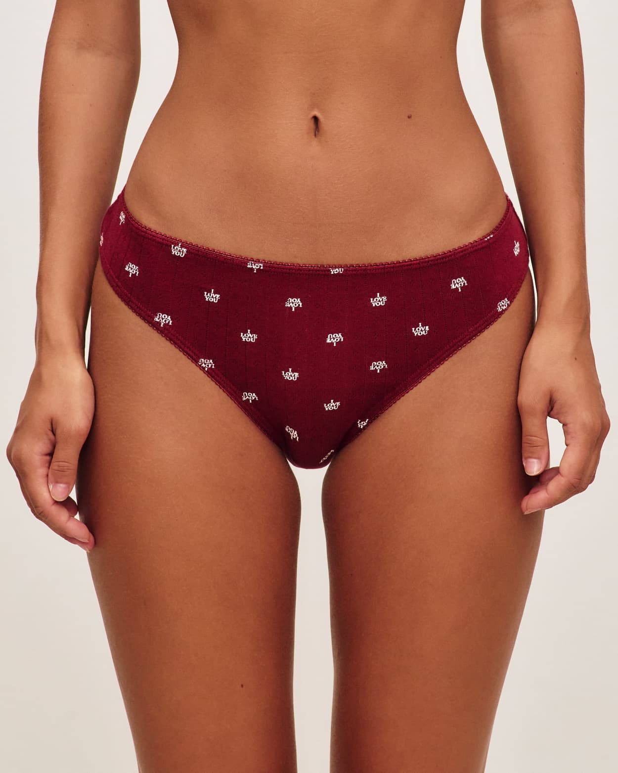 Verpakking van 3 katoenen slips met patroon - L - Undiz