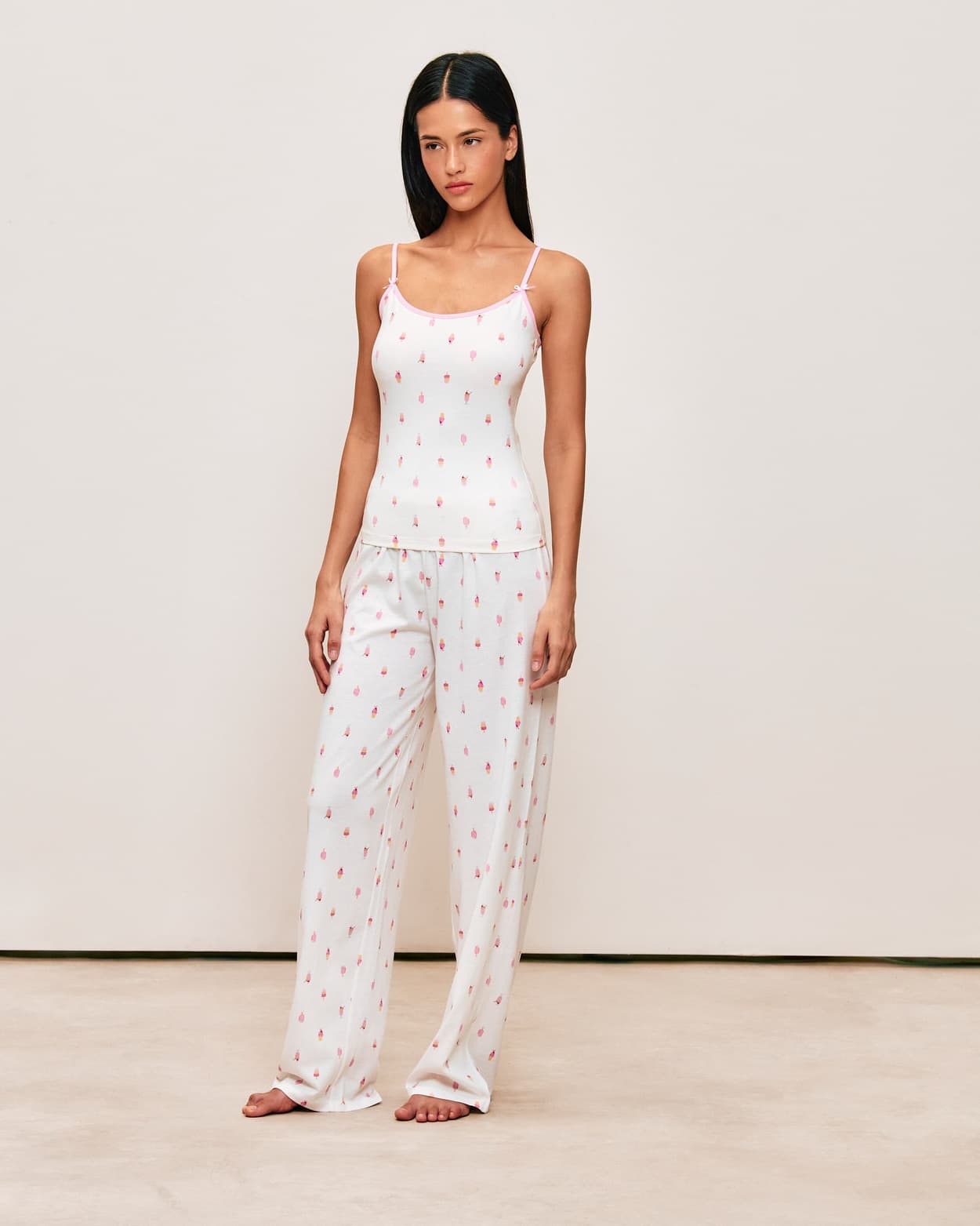 Pantalones de jersey con estampado de helados - M - Undiz
