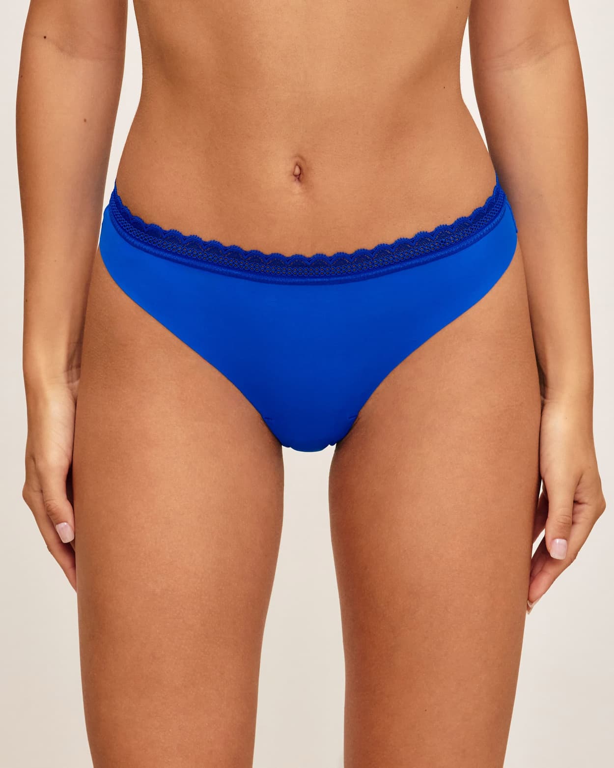 Microfiber en kant tanga - L - Undiz