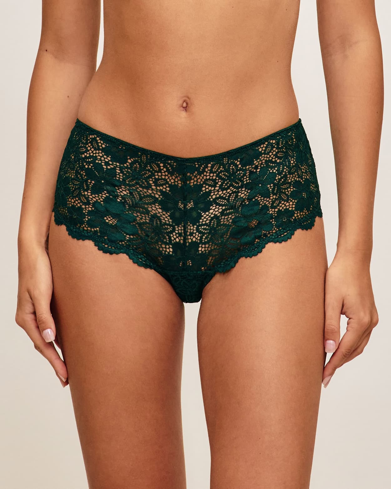 Lace bloemen shorty - M - Undiz