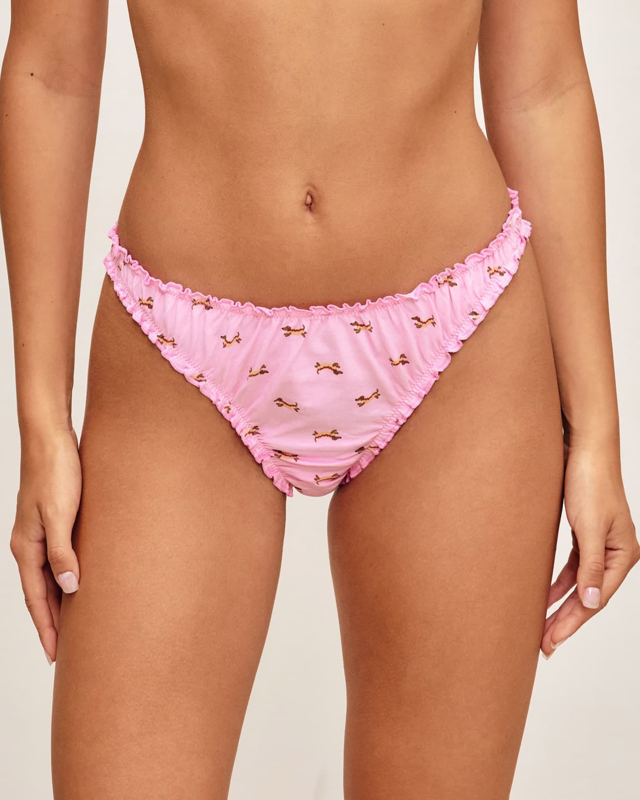 String en coton à motifs teckel - S - Undiz