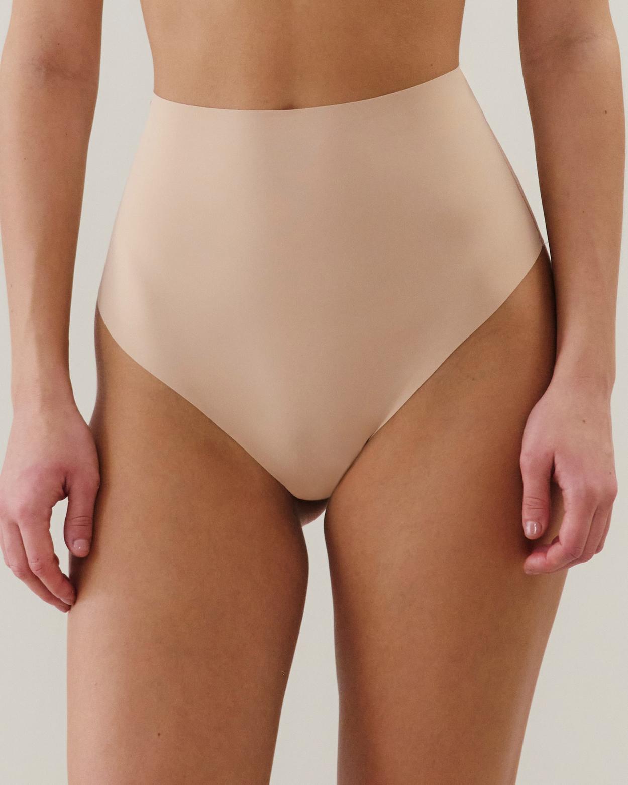 Culotte taille haute en microfibre - ble - XS - Undiz